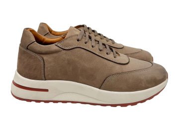 DERİ-G KUM BEJİ NUBUK ERKEK SNEAKERS C-029-1KBN