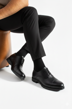 Shoemaker Siyah El Yapımı Klasik Erkek Ayakkabı E02-4117SY