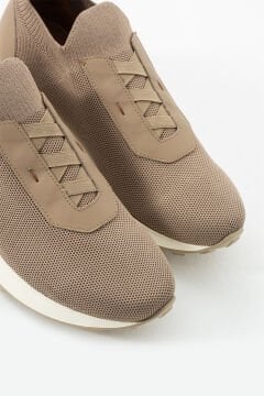 ShoeMaker Vizon Triko Hakiki Deri Erkek Sneakers TRK18-VZN