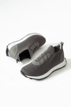 ShoeMaker Füme Triko Hakiki Deri Erkek Sneakers TRK18F