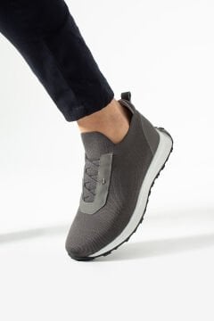 ShoeMaker Füme Triko Hakiki Deri Erkek Sneakers TRK18F