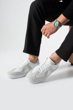 ShoeMaker Beyaz Albatros Erkek Sneakers C63BY